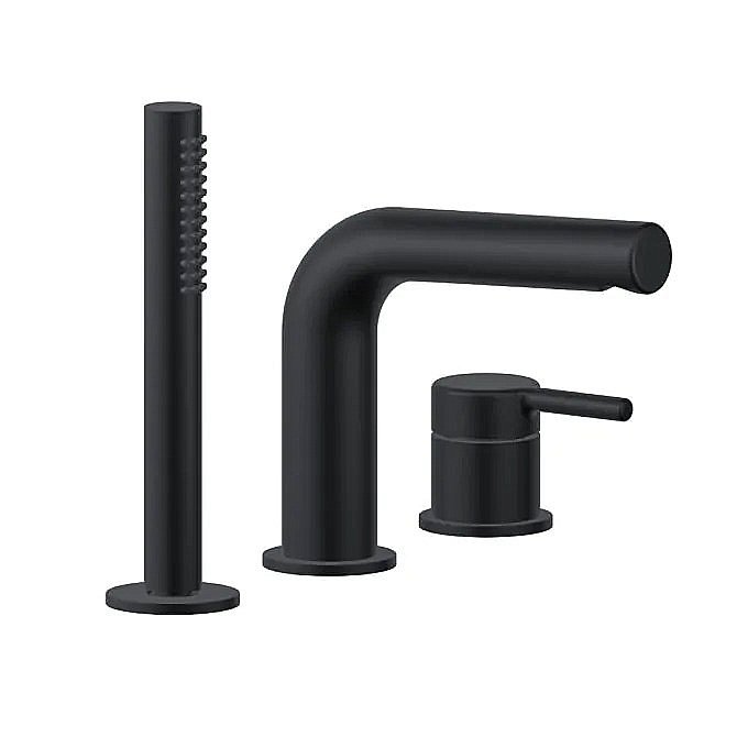 Смеситель для ванны EXCELLENT Pi AREX.1234BL черный матовый купить в интернет-магазине сантехники Sanbest