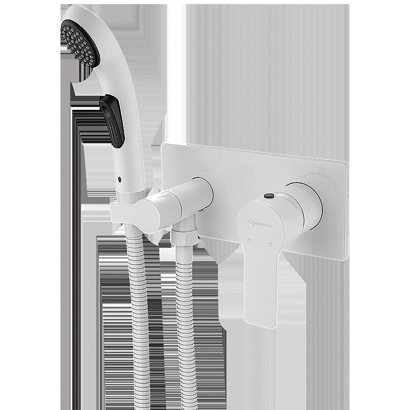 Гигиенический душ Elghansa Berkshire 15Q0943-White (Set-101) белый купить в интернет-магазине сантехники Sanbest