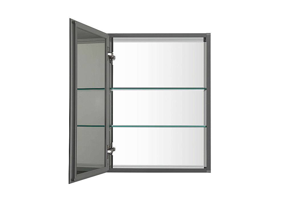 Зеркальный шкаф Aquqtek AQ7508-MC 50,8х66 хром в ванную от интернет-магазине сантехники Sanbest