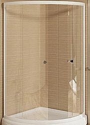 Душевой уголок Радомир Найт 110x110 стекло прозрачное/профиль белый купить в интернет-магазине Sanbest