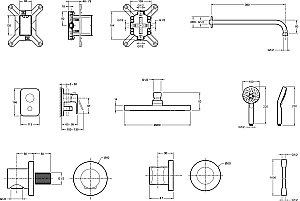 Душевая система Jacob Delafon MODULO E30759-CP купить в интернет-магазине сантехники Sanbest