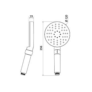 Душевая лейка Iddis Swipe SWI3F00i18 купить в интернет-магазине сантехники Sanbest