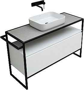 Тумба с раковиной Allen Brau Priority 120 1.31004.WM белый матовый для ванной в интернет-магазине Sanbest