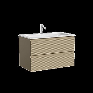 Тумба с раковиной Sancos FOLK FL80CP/CN7012 80 капучино для ванной в интернет-магазине Sanbest
