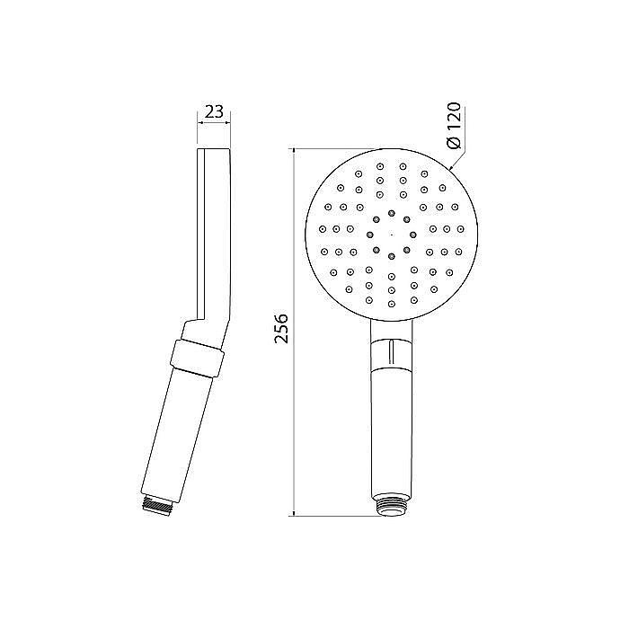 Душевая лейка Iddis Swipe SWI3F00i18 купить в интернет-магазине сантехники Sanbest
