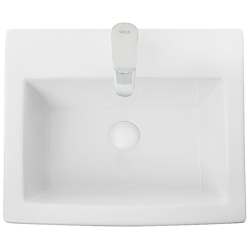 Раковина напольная WeltWasser WW LEERBACH 4438 GL-WT 46 белая купить в интернет-магазине Sanbest