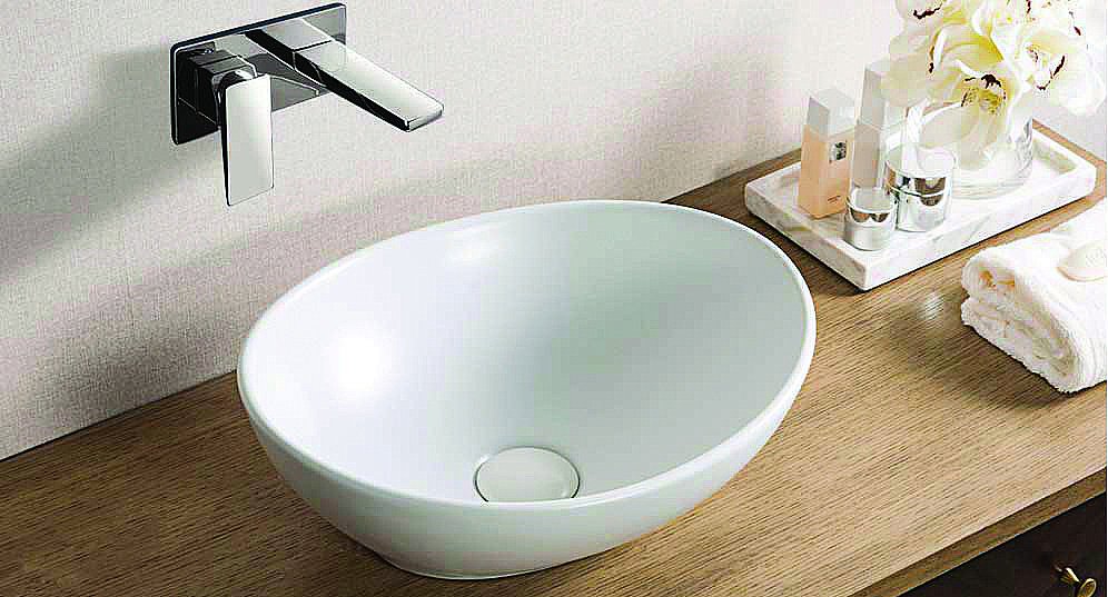 Раковина накладная Gid Lago 41 Nc900 51164 белая купить в интернет-магазине Sanbest