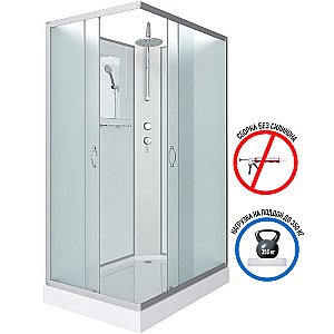 Душевая кабина Niagara Classic NG-43285-14QBKT 120x80 купить в интернет-магазине Sanbest