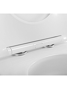 Унитаз приставной BelBagno Sfera-R BB2141CB-TOR/SC белый, безободковый, с крышкой микролифт, слив-торнадо купить в интернет-магазине Sanbest