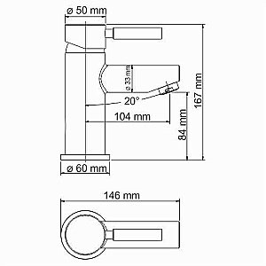 Смеситель для раковины WasserKRAFT Main 4103T купить в интернет-магазине сантехники Sanbest