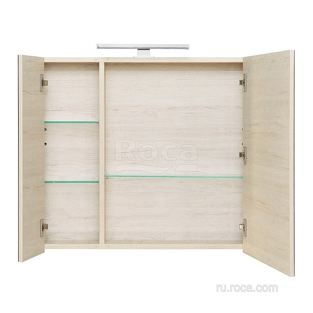 Зеркальный шкаф Roca Etna 857304445 80 дуб верона купить в интернет-магазине сантехники Sanbest