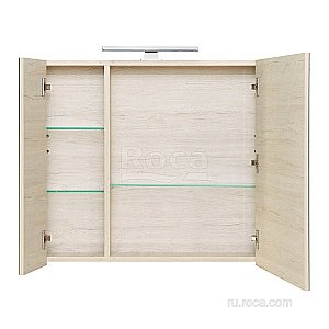 Зеркальный шкаф Roca Etna 857304445 80 дуб верона купить в интернет-магазине сантехники Sanbest