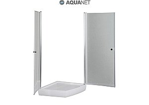 Душевой уголок Aquanet IVA NK1222 100x90 стекло прозрачное/профиль хром купить в интернет-магазине Sanbest