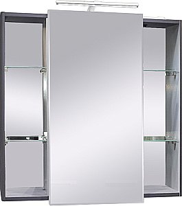 Зеркальный шкаф Caprigo Accord 2231-TP810 80 графит купить в интернет-магазине сантехники Sanbest