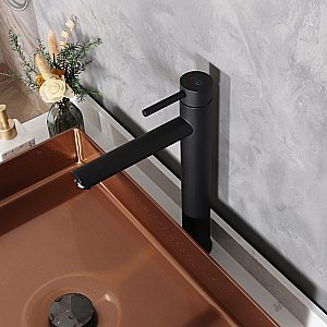 Смеситель для раковины Gid Berlin SS080-BM-D черный матовый купить в интернет-магазине сантехники Sanbest