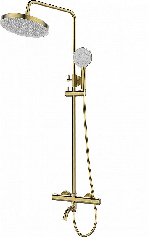 Душевая ситема Esbano CELINE DS-SG брашированное золото купить в интернет-магазине сантехники Sanbest
