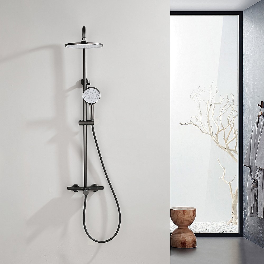 Душевая система Black&white Gravity GL-9104-C хром купить в интернет-магазине сантехники Sanbest