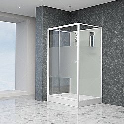 Душевая кабина RGW Andaman AN-207 90х90 411320799-95 стекло прозрачное/профиль белый купить в интернет-магазине Sanbest