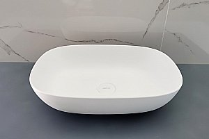 Раковина Abber Stein AS2637 белая матовая купить в интернет-магазине Sanbest