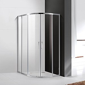 Душевой уголок Cezares Molveno 100x80 MOLVENO-RH-2-100/80-C-Cr-IV стекло прозрачное/профиль хром купить в интернет-магазине Sanbest