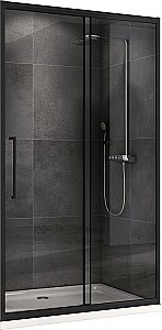 Душевая дверь ABBER Schwarzer Diamant AG30140BH 140 стекло прозрачное/профиль черный купить в интернет-магазине Sanbest