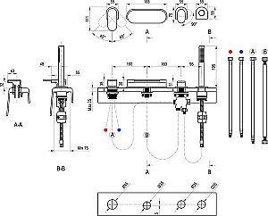 Смеситель для ванны Ravak Chrome CR 025.20BL черный купить в интернет-магазине сантехники Sanbest