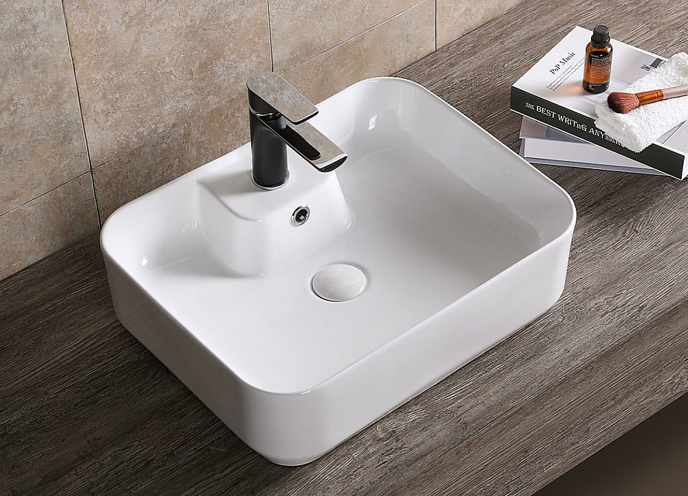 Раковина накладная CeruttiSpa 51 CR0097 белая купить в интернет-магазине Sanbest