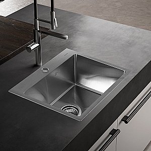 Кухонная мойка Melana ProfLine D5343H сатин купить в интернет-магазине сантехники Sanbest