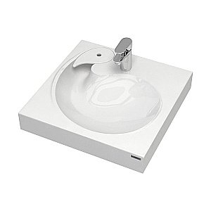 Раковина на стиральную машину Paulmark Winken 59 PM740431 белая купить в интернет-магазине Sanbest