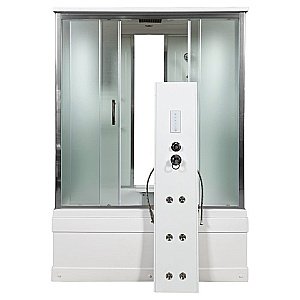 Душевая кабина DTO ЕМ4515 с гидромассажем и пультом 150х85 купить в интернет-магазине Sanbest