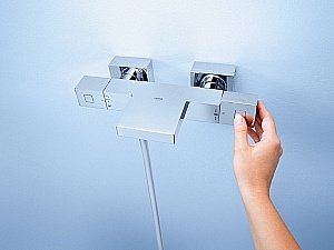 Термостат для ванны Grohe Grohtherm Cube 34497000 купить в интернет-магазине сантехники Sanbest