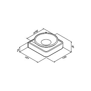 Мыльница с держателем Damixa Jupiter DA7734200 купить в интернет-магазине сантехники Sanbest