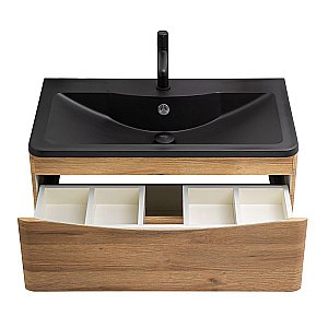 Тумба с раковиной BelBagno ACQUA 80 подвесная Rovere Rustico для ванной в интернет-магазине Sanbest