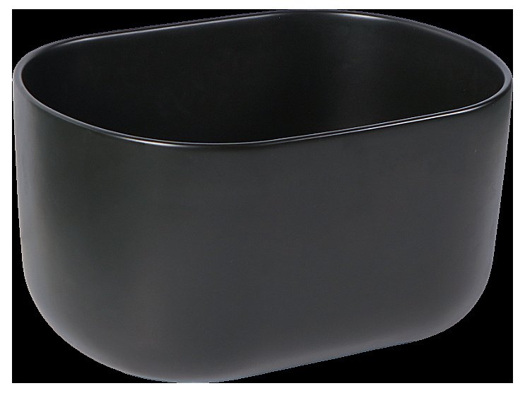 Раковина SantiLine 45,5 SL-1113MB черная матовая купить в интернет-магазине Sanbest