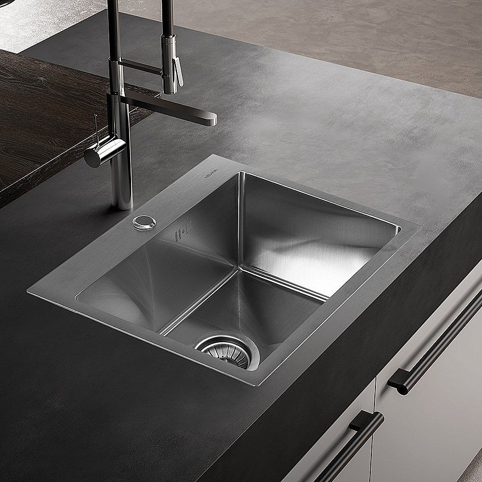 Кухонная мойка Melana ProfLine D5343H сатин купить в интернет-магазине сантехники Sanbest