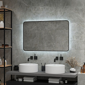 Зеркало ART&MAX SIENA 100 AM-Sie-1000-700-DS-F в ванную от интернет-магазине сантехники Sanbest