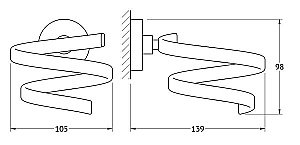 Держатель фена ARTWELLE Harmonie HAR 045 купить в интернет-магазине сантехники Sanbest