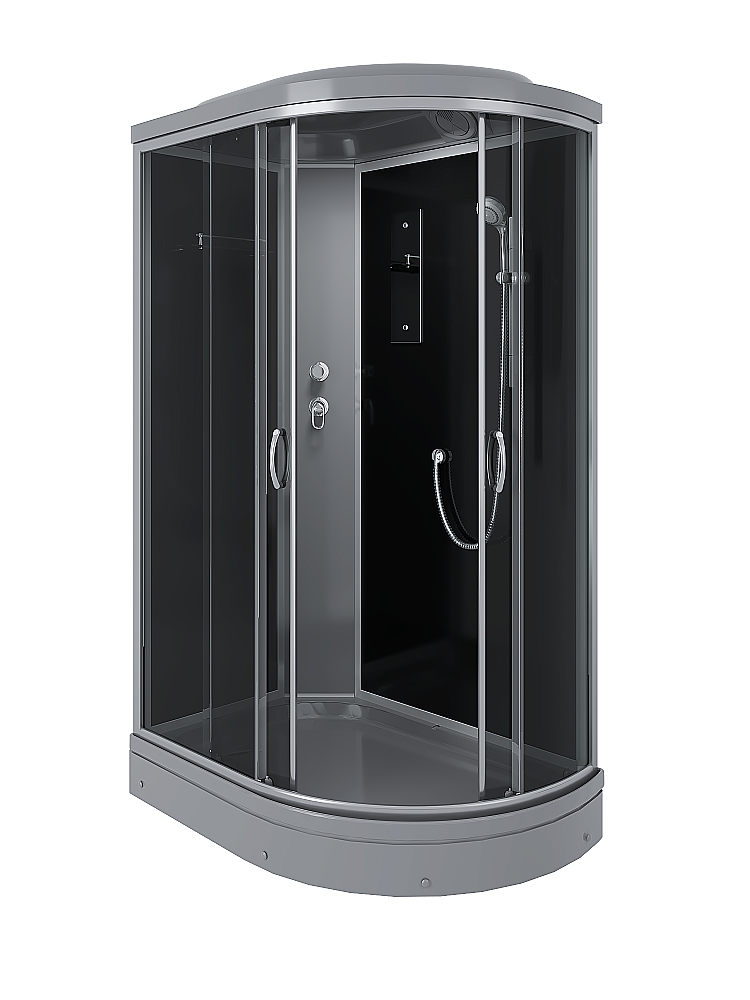 Душевая кабина Erlit ER3512PL-C2-RUS_GRAY 120х80 стекло тонированное/профиль серебристый, левосторонняя купить в интернет-магазине Sanbest