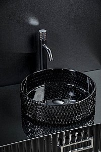 Раковина хрустальная Armadi Art Monaco 39 817-B черная купить в интернет-магазине Sanbest