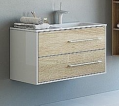 Тумба под раковину AQWELLA Майами правая купить в интернет-магазине сантехники Sanbest