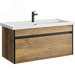 Тумба под раковину Aqwella Urban 100 URB0110DB дуб балтийский купить в интернет-магазине сантехники Sanbest