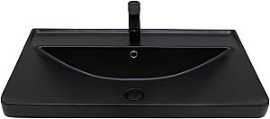 Тумба с раковиной Aquanet Вега 80 344123+329249 белая глянцевая для ванной в интернет-магазине Sanbest