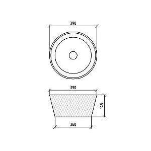 Раковина хрустальная Armadi Art Monaco 39 817 прозрачная купить в интернет-магазине Sanbest