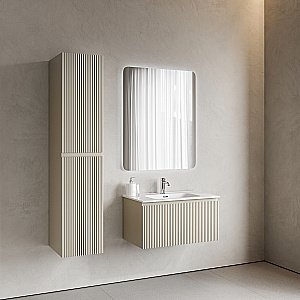 Тумба с раковиной Sancos Snob R 1.0 SNR1.080CE/CN7005 Beige Soft для ванной в интернет-магазине Sanbest