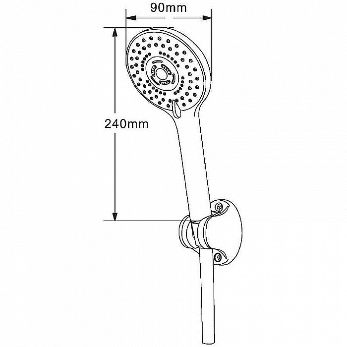 Душевой гарнитур Orange OAS011 хром купить в интернет-магазине сантехники Sanbest