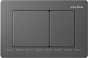 Кнопка для инсталляции Allen Brau Infinity 9.20A06.GR графит купить в интернет-магазине сантехники Sanbest