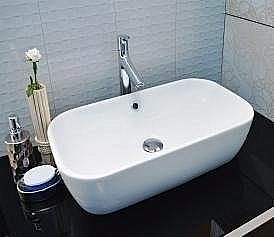 Раковина накладная Ceramalux N 61 9217 белая купить в интернет-магазине Sanbest