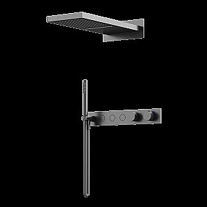 Душевая система Sancos Linn SC9023GG вороненая сталь купить в интернет-магазине сантехники Sanbest