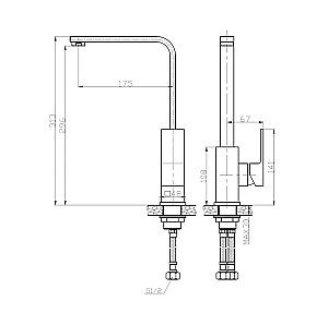 Смеситель для кухни WeltWasser WW MX KASSEL 706 купить в интернет-магазине сантехники Sanbest