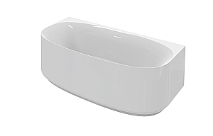 Акриловая ванна Cezares LUX 170х80 CZR-LUX-WALL-170-80-58 белая купить в интернет-магазине Sanbest